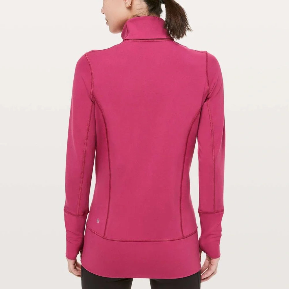 Lululemon In Stride Jacket Violet Red - Picture 4 of 7